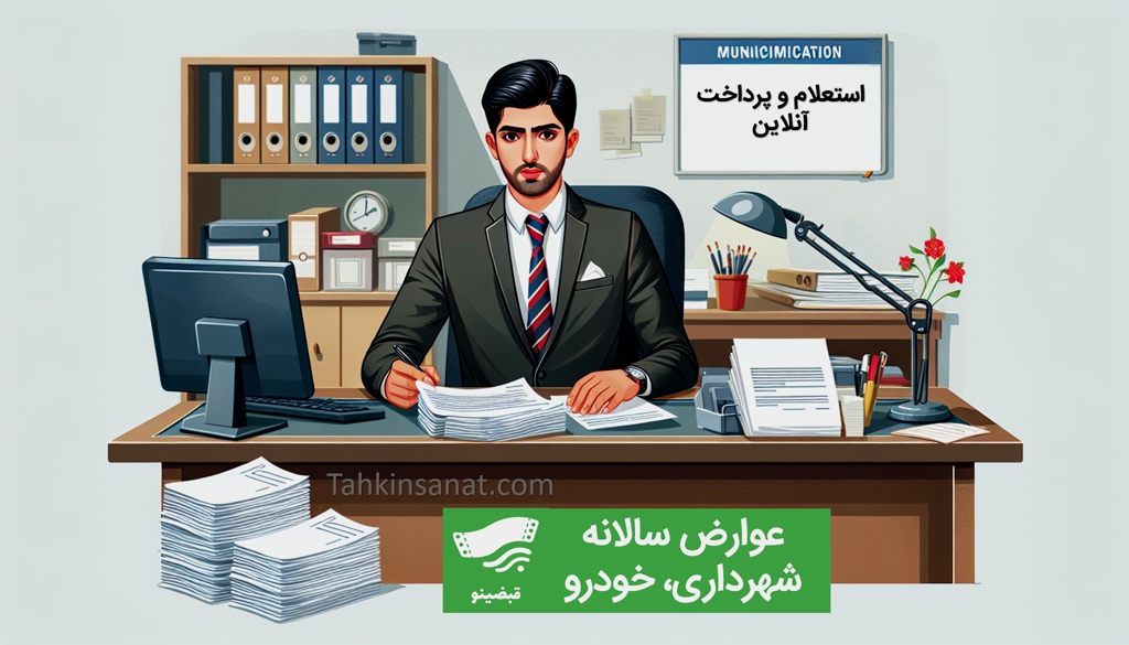 استعلام و پرداخت آنلاین عوارض خودرو مرتبط با شهرداری